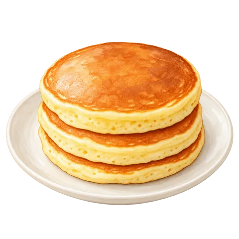 薄力粉のホットケーキ