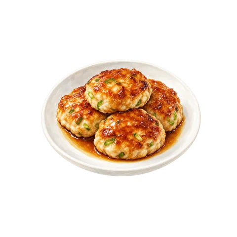 豆腐つくねの照り焼き