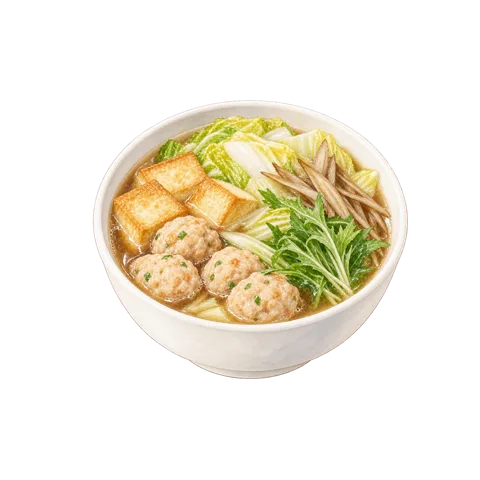 鶏団子のちゃんこ鍋